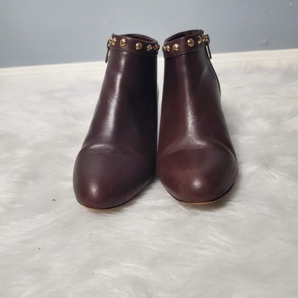 Coach Brown A00310 Holiday Soft Shine Chestnut Leather Boots/Booties, 7 - Picture 5 of 10